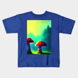 Copy of STYLISH RAINBOW MUSHROOMS Kids T-Shirt